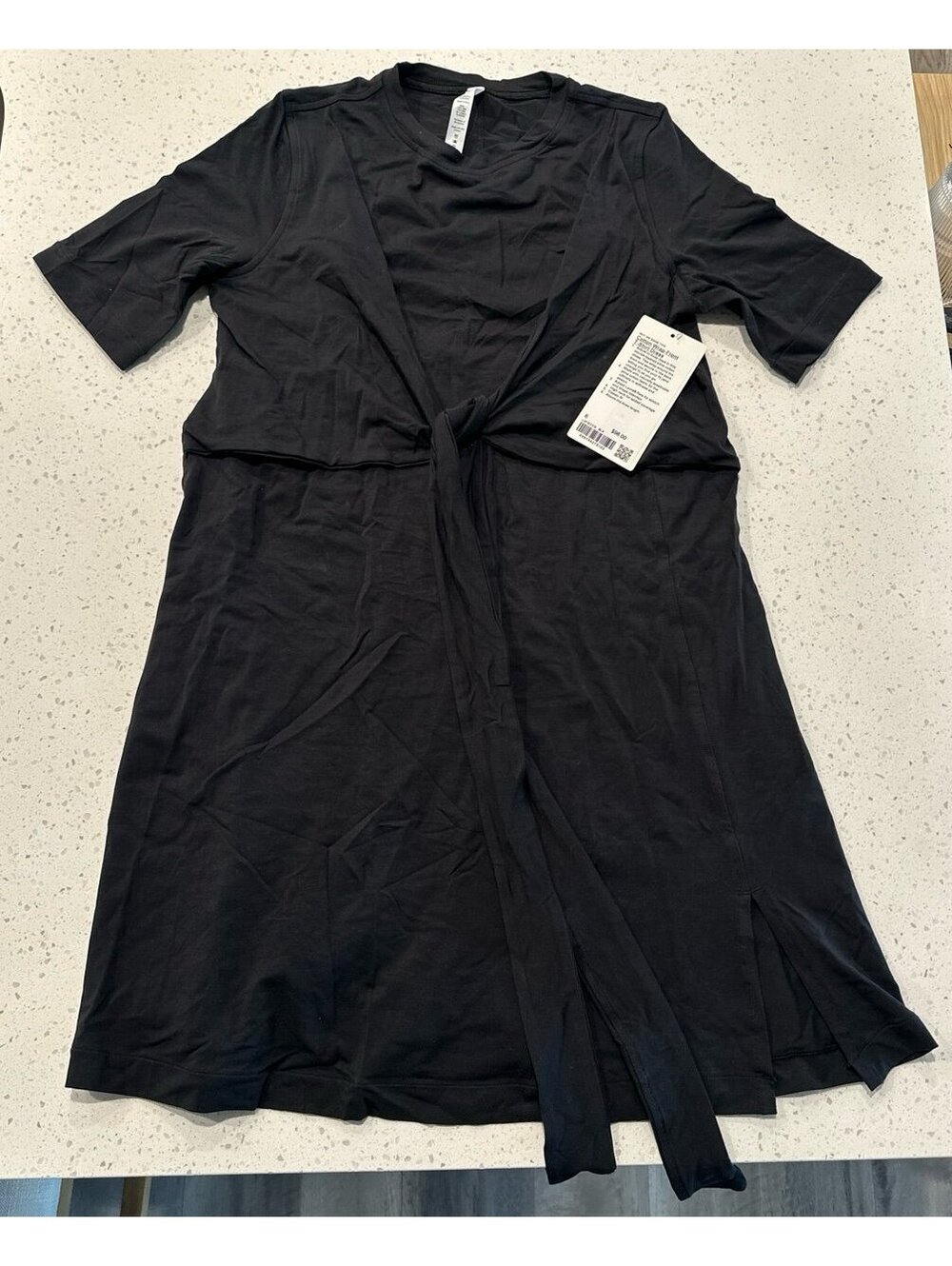 Lululemon Cotton Wrap-Front T-Shirt Dress Size 6